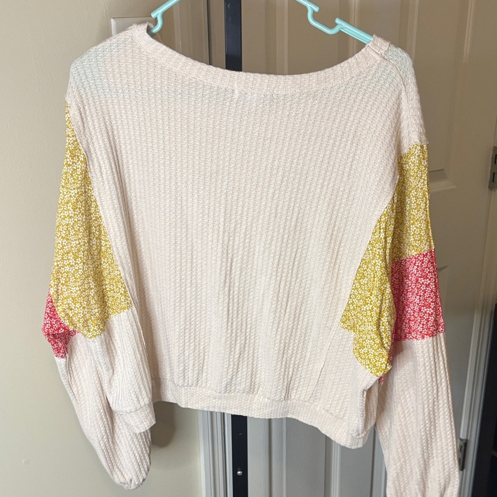 Vibrant Patchwork Women's Blouse - image 4